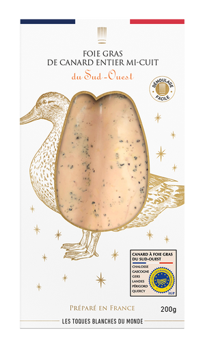 
                  
                    Foie Gras De Canard Entier Mi-Cuit Du Sud-Ouest IGP
                  
                